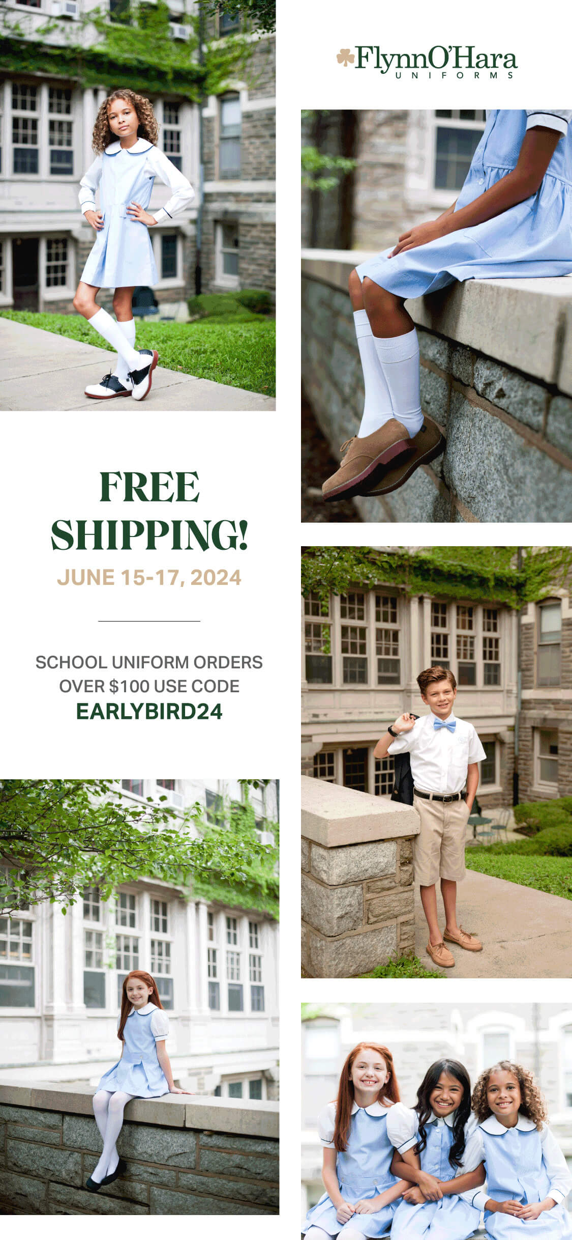 Flynn O Hara Uniforms Free Shipping St Joseph Catholic Academy