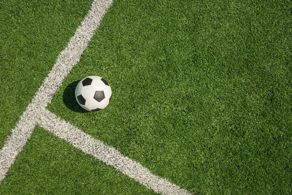 soccer ball on field